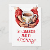 吸い込み、寄り添いメリーて シーズンポストカード (正面/裏面)