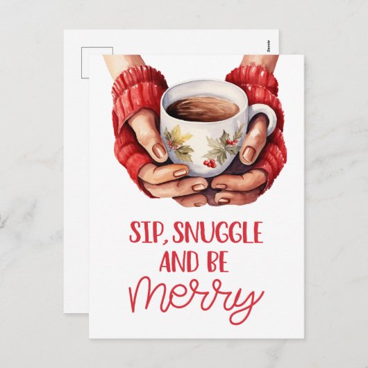 吸い込み、寄り添いメリーて シーズンポストカード (正面/裏面)