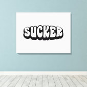 吸う人 キャンバスプリント (インサイチュ (ウッドフロア))