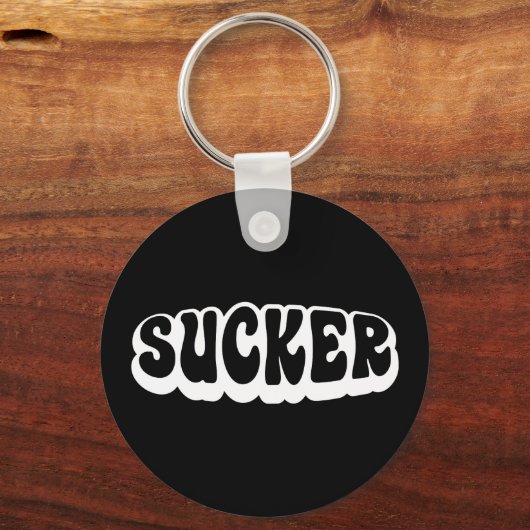 吸う人 キーホルダー (正面)