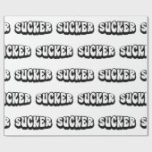 吸う人 ラッピングペーパー (フラット)