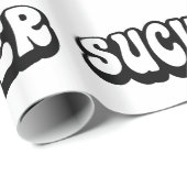 吸う人 ラッピングペーパー (ロールコーナー)