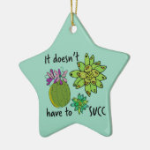 吸う必要はない セラミックオーナメント (左)