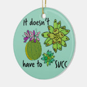 吸う必要はない セラミックオーナメント (左)