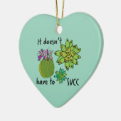 吸う必要はない セラミックオーナメント (左)