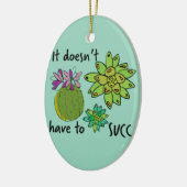 吸う必要はない セラミックオーナメント (左)