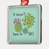 吸う必要はない メタルオーナメント (左)