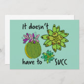 吸う必要はない 招待状 (正面/裏面)