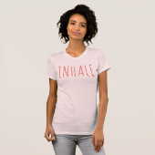 吸う、DIYフォント+カラー Tシャツ (正面フル)