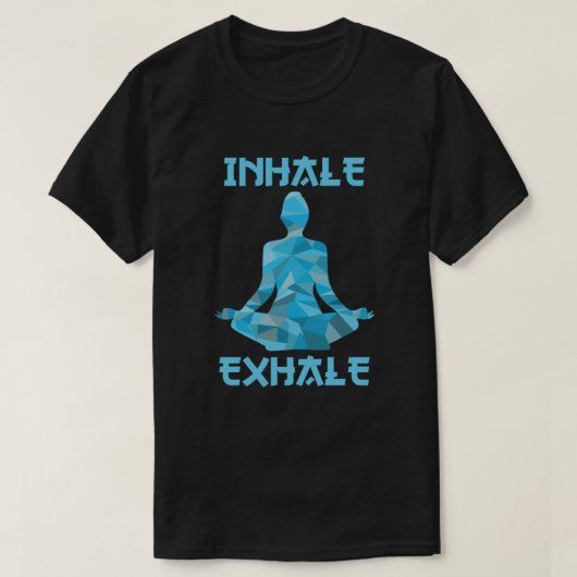 吸って吐いて Tシャツ (デザイン正面)