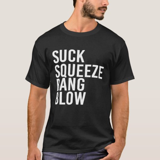 吸って圧縮して爆発して排気する メカニック 車 ピストン エンジン Tシャツ (正面)