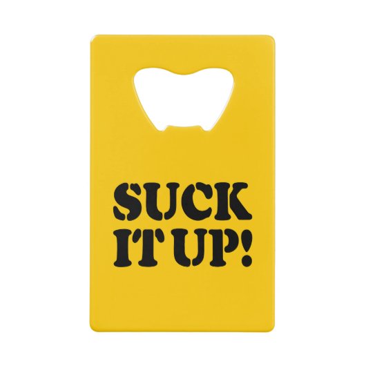 吸よ！ クレジットカード栓抜き (正面)