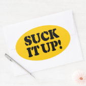 吸よ！ 楕円形シール (封筒)