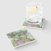 吸カラフル肉園 ストーンコースター (横)