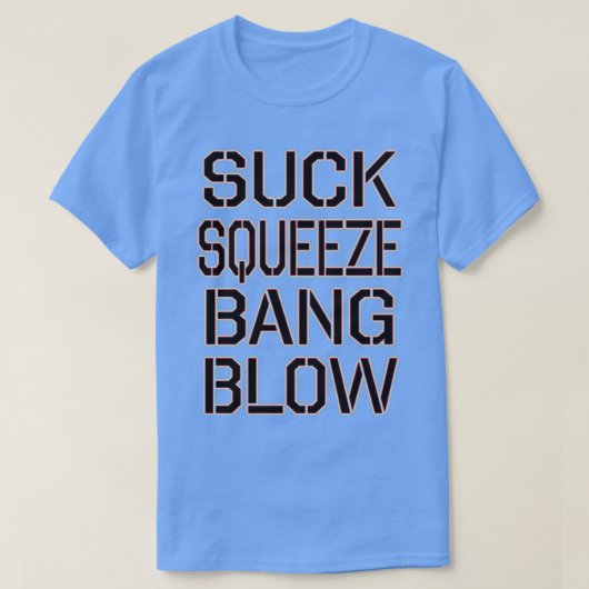 吸スクイズバ吹ン Tシャツ (デザイン正面)