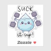 「吸上げ!」 水滴 シール (シート)