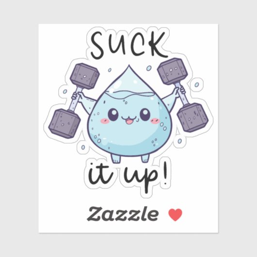 「吸上げ！」 水滴 シール (シート)