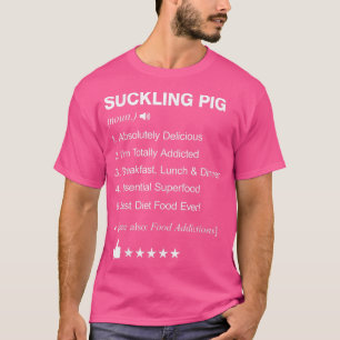 吸乳豚の定義の意味おもしろい Tシャツ