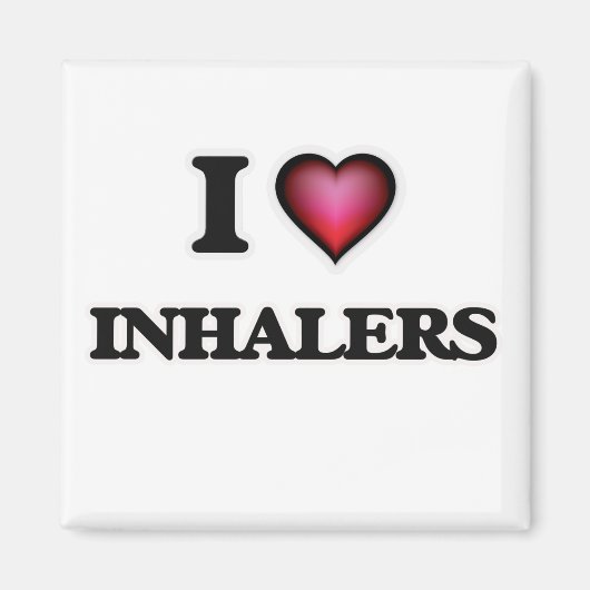 吸入器が大好き マグネット (正面)