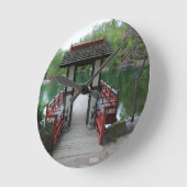 吸気日本の ラウンド壁時計 (傾斜)