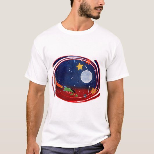 吸水性の高いタオル地ロジャース Tシャツ (正面)