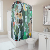 吸汁性とサボテン シャワーカーテン (インサイチュ)