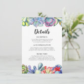 吸汁性サボテン結婚のゲスト情報 エンクロージャーカード (スタンド正面)