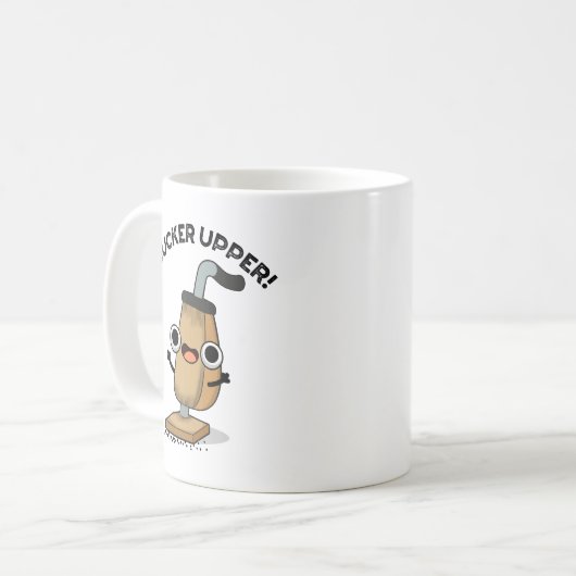 吸盤上真空おもしろいクリーナパン コーヒーマグカップ (正面左)