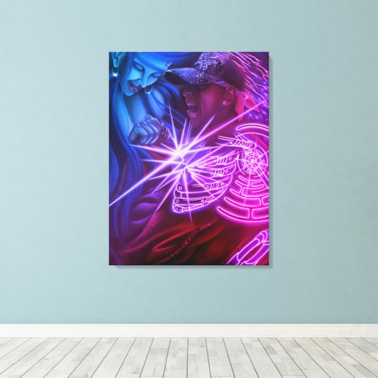 吸盤 キャンバスプリント (インサイチュ (ウッドフロア))