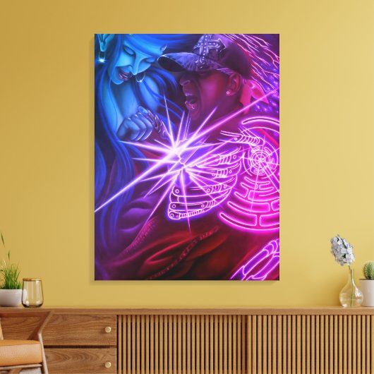 吸盤 キャンバスプリント (インサイチュ (リビング))