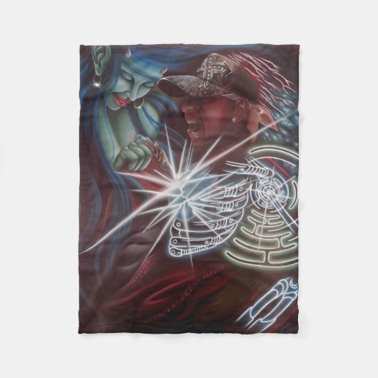 吸盤 フリースブランケット (正面)