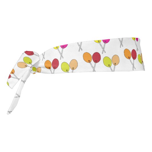 吸盤、棒つきキャンデー、白いカラフルにキャンディ タイヘッドバンド (回転270)