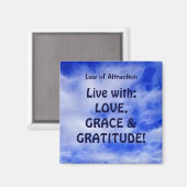 吸着PMA磁前向き石考えの法則 マグネット (正面/裏面)