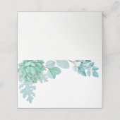 吸肉結婚のシーティングカード。サボテンのゲストカード。 プレイスカード (外部開封)