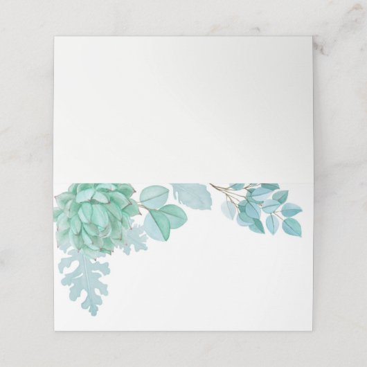 吸肉結婚のシーティングカード。サボテンのゲストカード。 プレイスカード (外部開封)