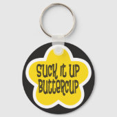 吸花を上おもしろいげる キーホルダー (正面)