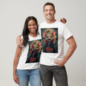 吸血げっ歯類Tシャツ TinyFur ハロウィン おもしろTシャツ Tシャツ (ユニセックス)