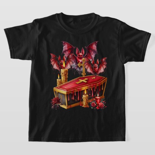 吸血コウモリ Tシャツ (レイダウン)