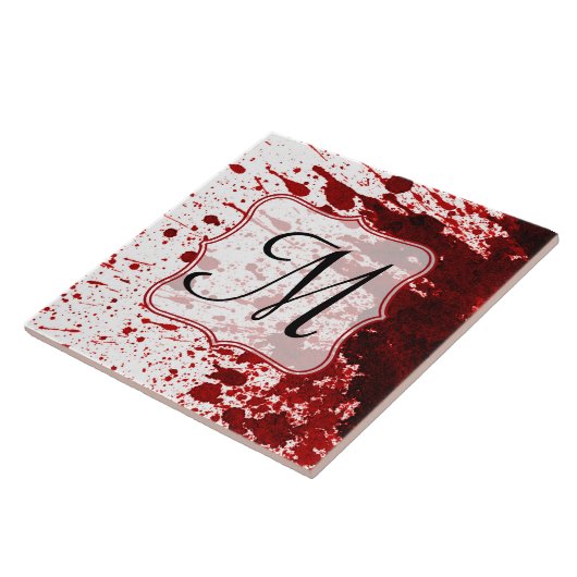 吸血点滴プールモノグラム表示タイル タイル (側面)