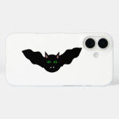 吸血猫顔コウモリ ハロウィン Case-Mate iPhoneケース (裏面 (横))