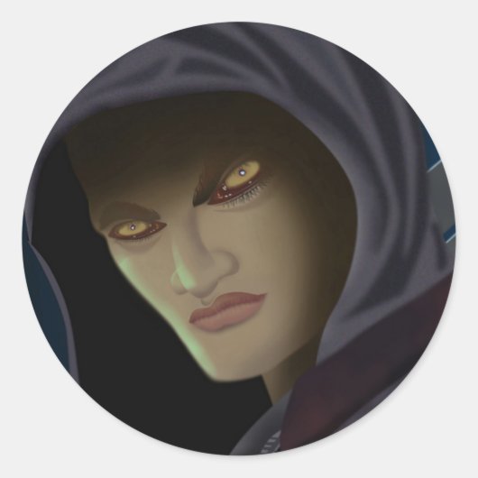 吸血眼 ラウンドシール (正面)