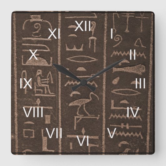 吸血薬 スクエア壁時計 (正面)