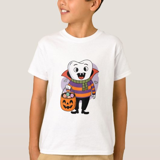 吸血虫歯トリックオアトリート Tシャツ (正面)