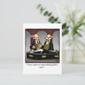 吸血鬼おもしろい政治ユーモア葉書の斑点 ポストカード (スタンド正面)