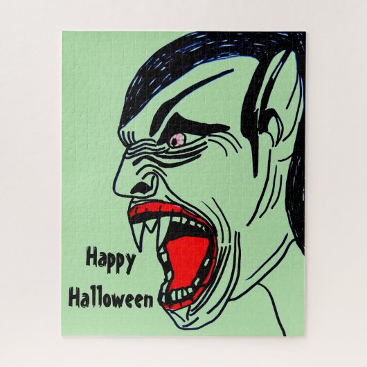 吸血鬼にかみつく ジグソーパズル (縦)