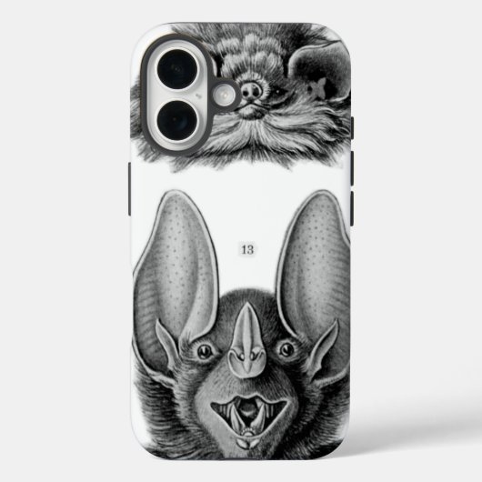 吸血鬼のためのヴィンテージバットCase-Mate iPhone 16 カバー (裏面)