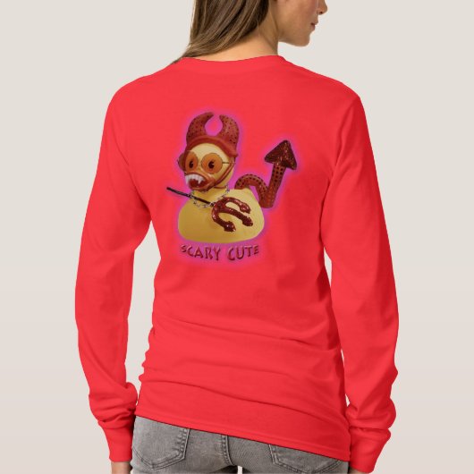 吸血鬼のアヒルちゃん(恐いかわいい) v2.0b tシャツ (裏面)