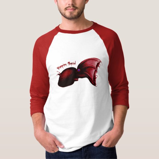 吸血鬼のイカのワイシャツ Tシャツ (正面)