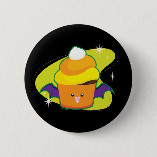 吸血鬼のカップケーキ 缶バッジ (正面)