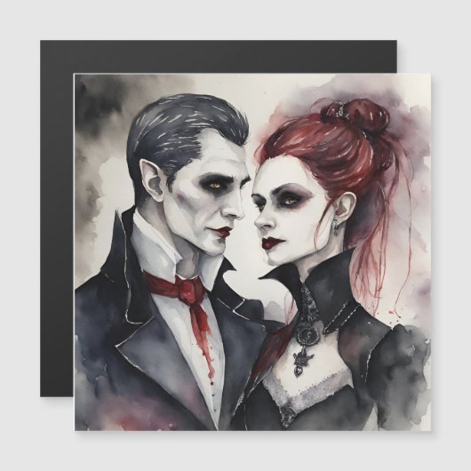 吸血鬼のカップル (正面/裏面)